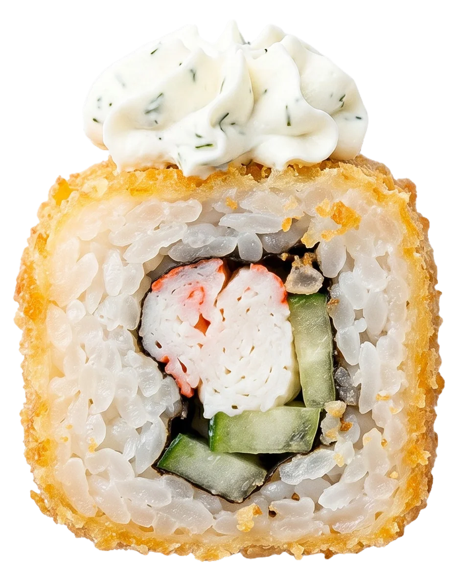 Горячий ролл Темпура с хрустящей корочкой